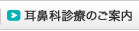 耳鼻科診療のご案内